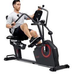 Sunny Health & Fitness Elite Recumbent Cross Trainer & Elliptical Machine 