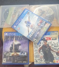 5 PlayStation Games Used