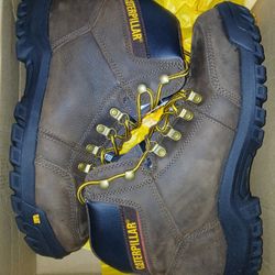 New CAT OUTLINE ST STEEL TOE WORK BOOTS Size 10.5 # 90803 