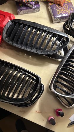BMW grilles and Universal bumper canards everything for $100