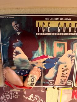 Hip-hop toys, ice cube death certificate