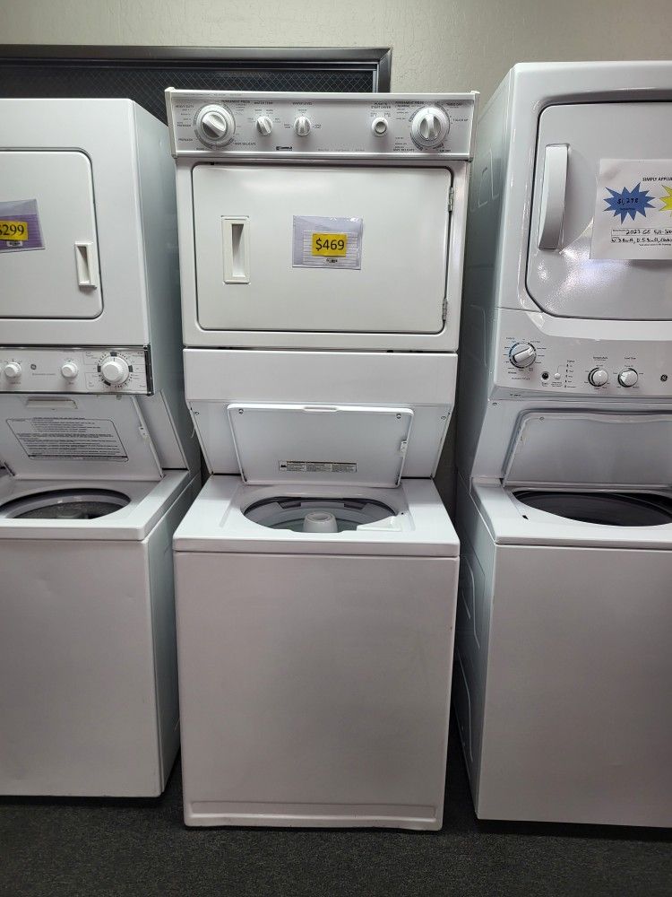 🧨July 4th Sale! Kenmore Full-size Washer&Dryer Electric Stack-Warranty Included