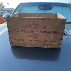 Antique Ammo Box. 