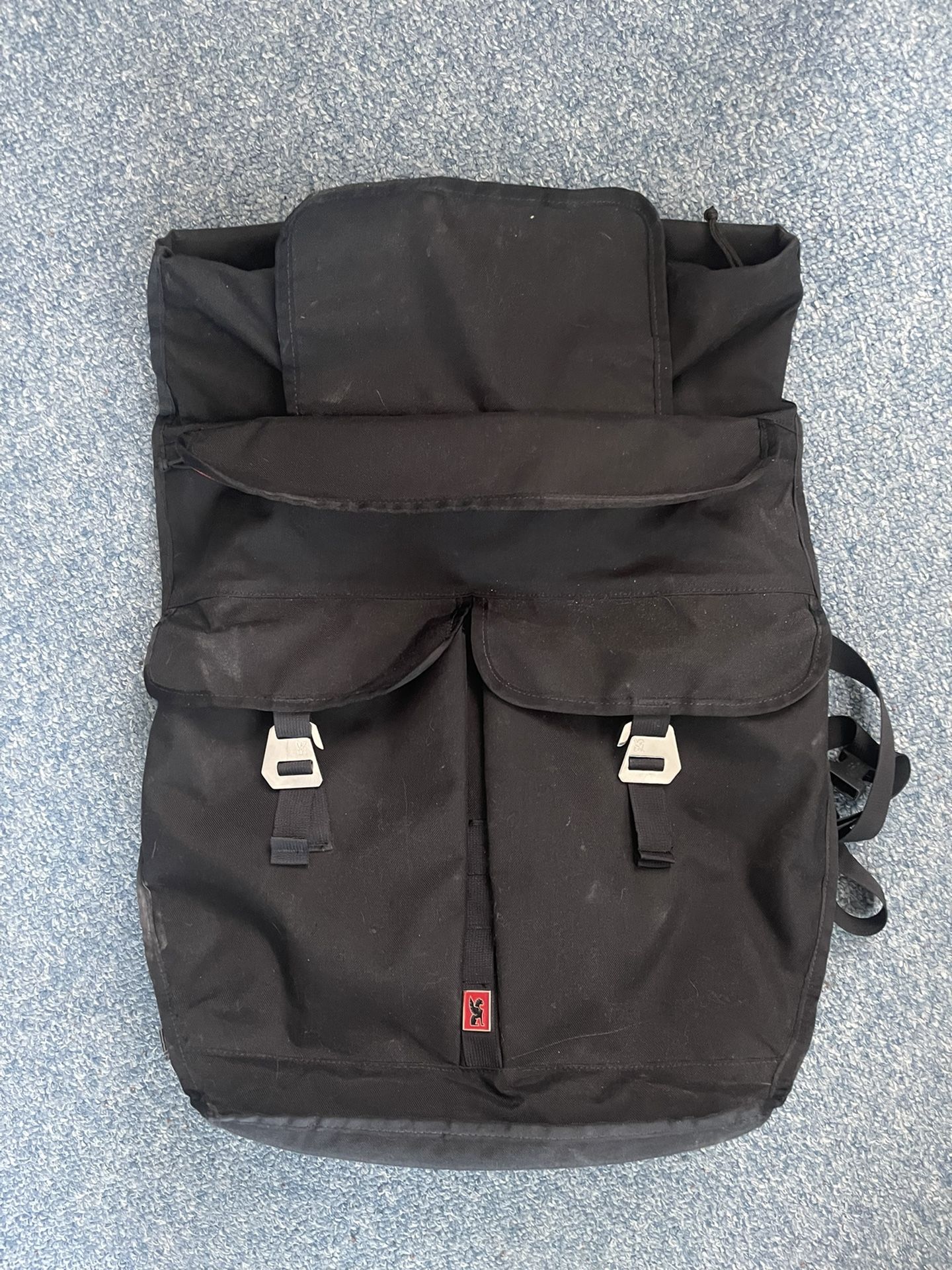 Large Chrome Backpack