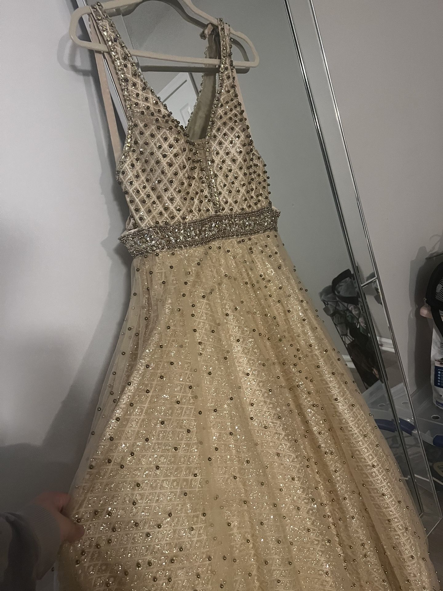 Gold Ballgown Dress 
