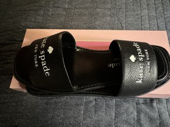Kate Spade Black Leather Sandals