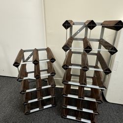 Wooden And metal wine Racks 