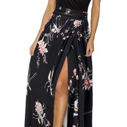 Maxi Dress Floral Spaghetti Strap
