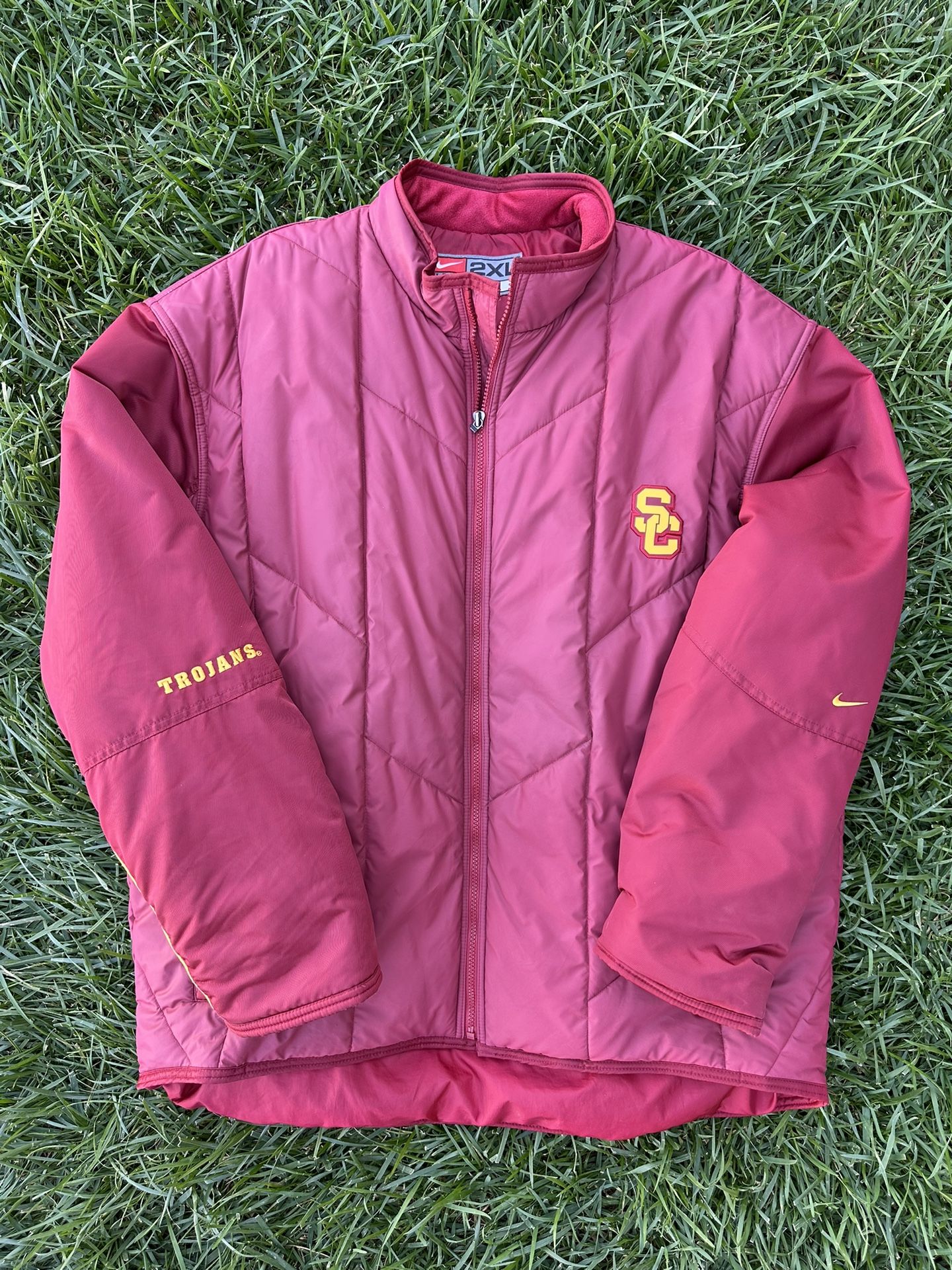 Vintage Nike NCAA USC Trojans Full Zip Jacket XXL