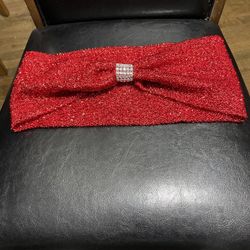 5 Pack Red Shimmer Tinsel Spandex 6Packs 30Sashes