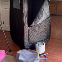   Portable Sauna for Home Full Body Personal Sauna Steam Sauna at Home Spa with 2.6L 1000W Steam Generator, 90 Minute Timer, Foldable Chair, Remote Co