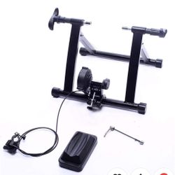 Bicycle Exercise Magnetic Stand With Front Wheel Riser
