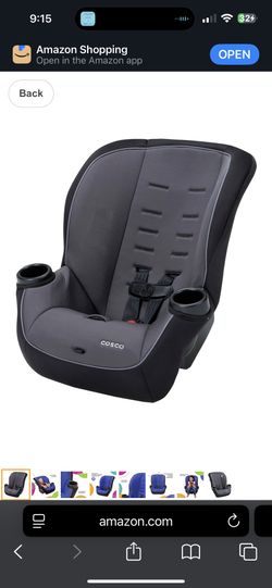 Cosco Onlook 2-in-1 Convertible Car Seat, Rear-Facing 5-40 pounds and Forward-Facing 22-40 pounds and up to 43 inches, Black Arrows