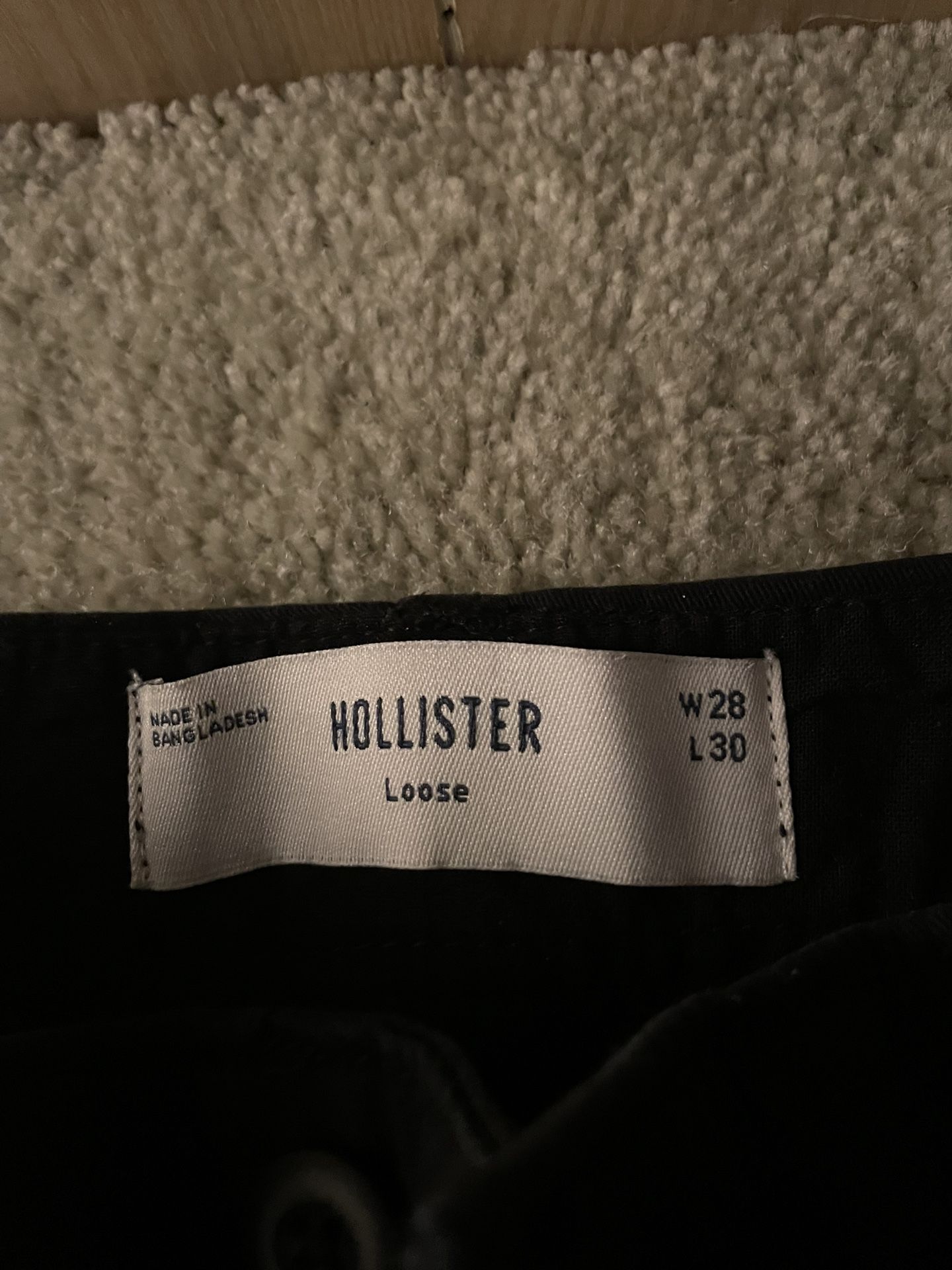 Black Hollister Utility Cargo Pants