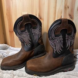 Justin Steel Toe Work Boots