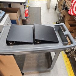 (2) 3" D Ring  Binders Black 
