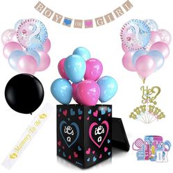 Gender Reveal Balloon Box