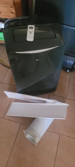 The LG LP1417GSR is a freestanding 14,000 BTU portable air conditioner