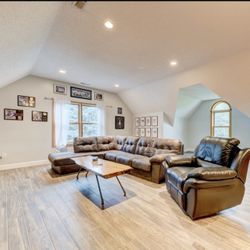 Sectional Couch,Lazy boy And One of A Kind Coffee Table