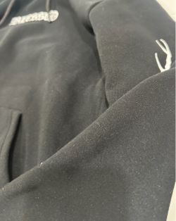 🖤 Black pullover hoodie with white BLESSED lettering