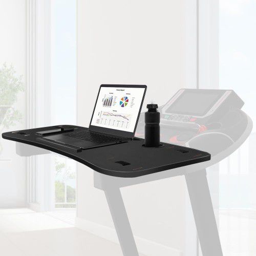 39" Treadmill Desk Attachment, Universal Walking Laptop Holder Desk Ergonomic Platform Workstation for Treadmill with Cup Holder, Laptop/Tablet Stand