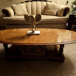Vintage Maple Coffee Table W/ 2 Matching End Tables