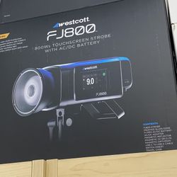 Westcott FJ800 800Ws Touchscreen Strobe w/ FJ Pro AC/DC Battery