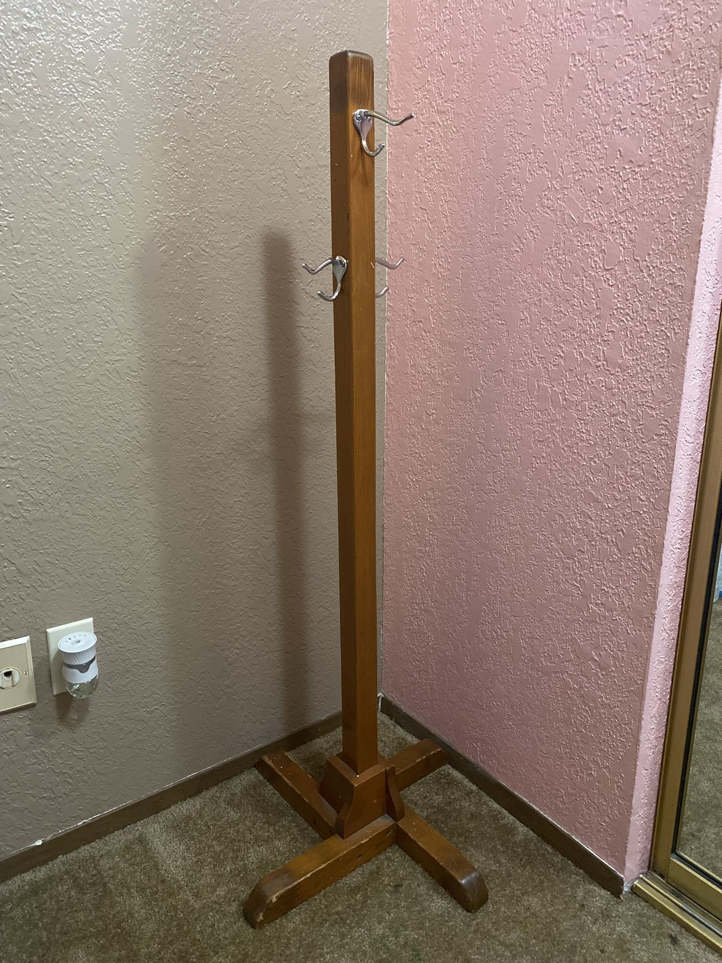 Wooden Coat Rack