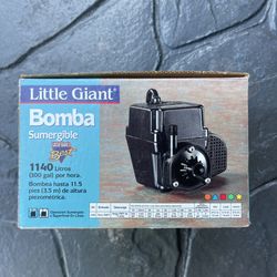 Little Giant Utility Submersible Pump 300 GPH