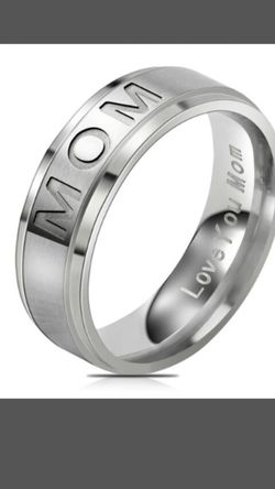 Stainless steel MOM ring