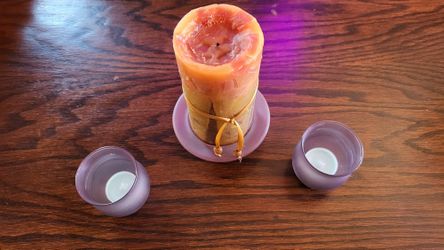 Small Glass Candle Set