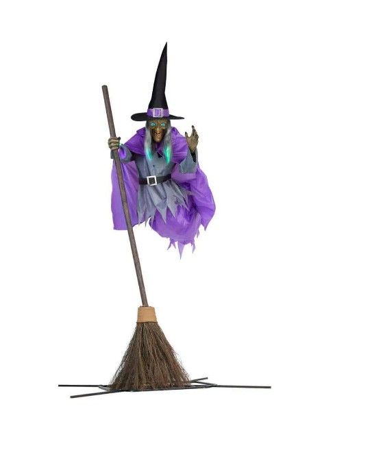 12 Ft Hovering Witch Animatronics