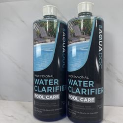2 Pack✨Aqua Doc Professional Water Clarifier ✨32fl Oz Ea✨Pool Care