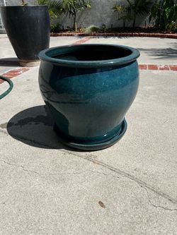 Glazed Ceramic Planter Pot