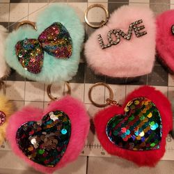 Fuzzy Keychains 
