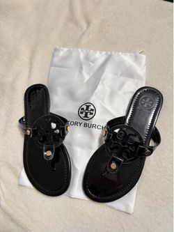 Tory Burch black miller sandals