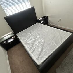 Queen Bedroom Set With Box spring 