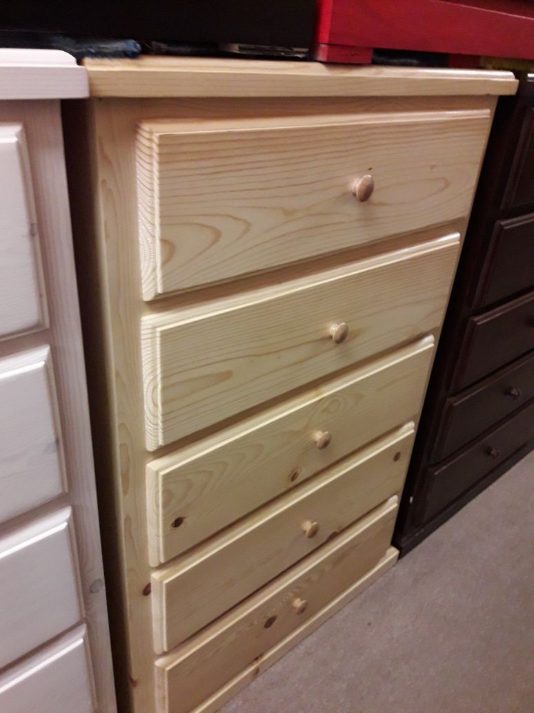 bone pinewood dresser cajonera