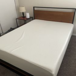 Queen mattress and Low Rise Bed Frame