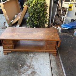 Really Old Coffee Table That Needs Refinishing