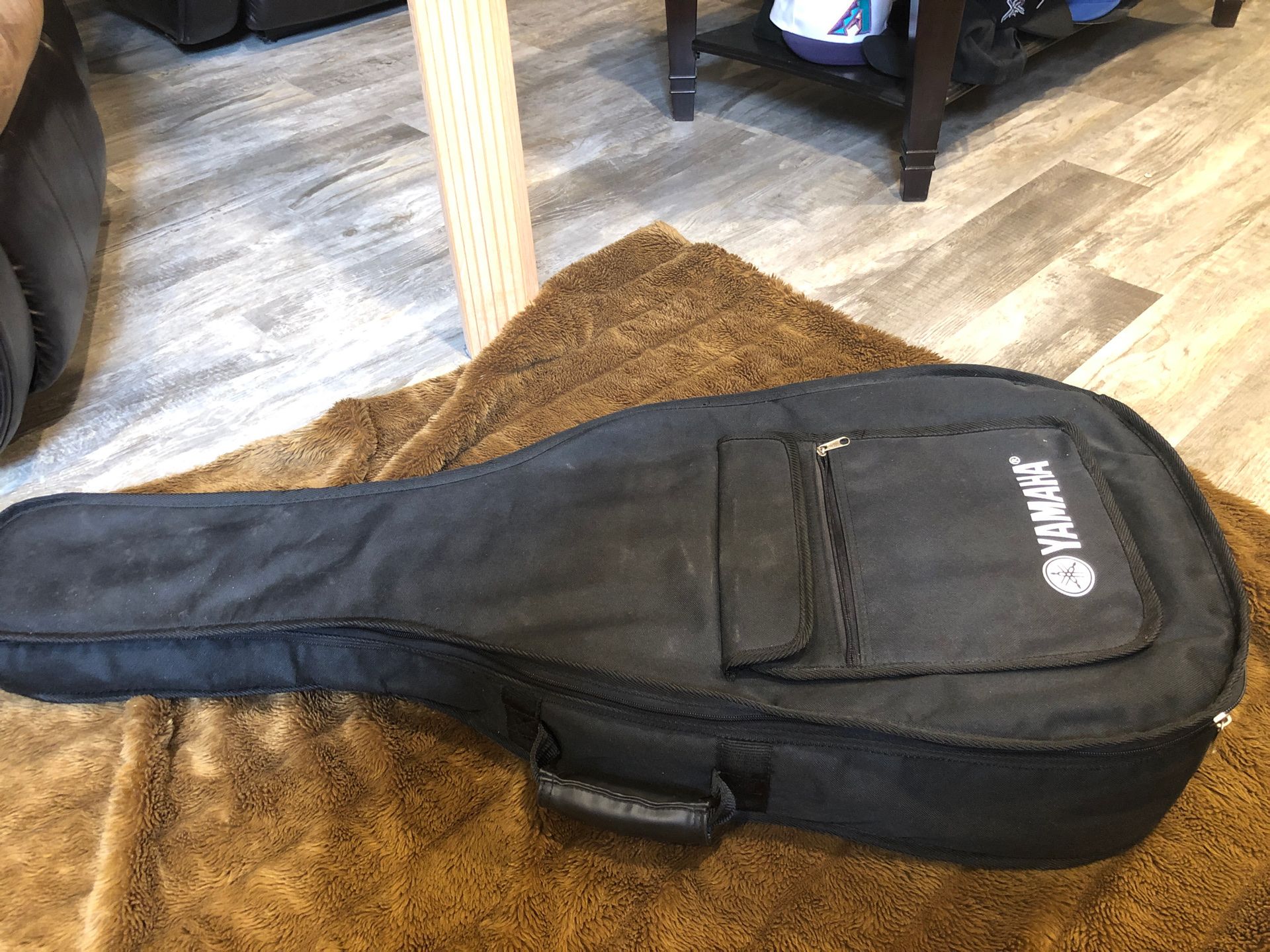 Guitar comes with case