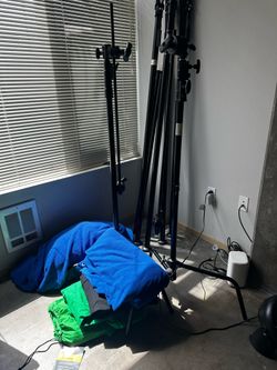🔥I CANT BELIEVE IM DOING THIS🔥2 Pro C-Stands (Impact/ProMaster) + 4 Manfrotto Autopoles Bundle & So Much More