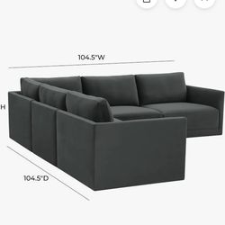 L shape sectional