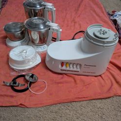 Panasonic Mixie With 3 Jars Cones With Spare Parts