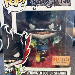 Funko Pop Marvel : Venomized Doctor Strange #750 GITD Box Lunch Exclusive