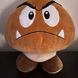 2020 16” Gumba Plush By Club Mocchi Mocchi Nintendo Super Mario 