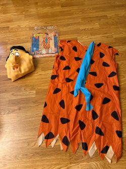 Fred Flintstones Flintstone Costume and Rubber Mask