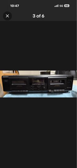 Sony TC-WE305 Dual Stereo Cassette Deck Serviced w/ New Belts Tested