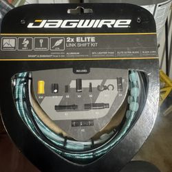 Jagwire 2x Elite Link Shift Cable Kit - SRAM/Shimano, Polished Ultra-Slick Cable
