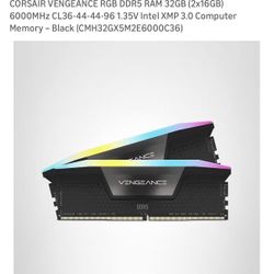 Corsair DDR5 Ram 2x16GB 6000MHz CL36Intel XMP 3.0